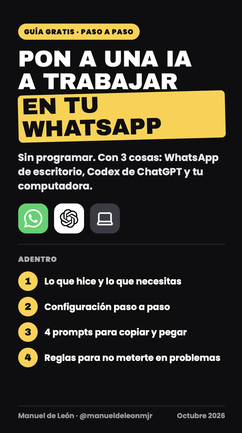 Vista previa de IA que contesta por ti en tu WhatsApp